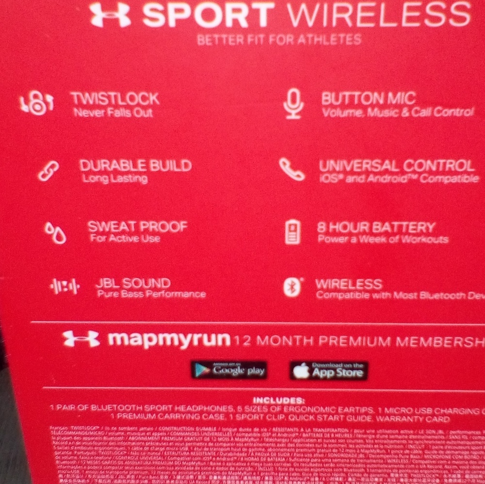 JBL sport wireless headphones